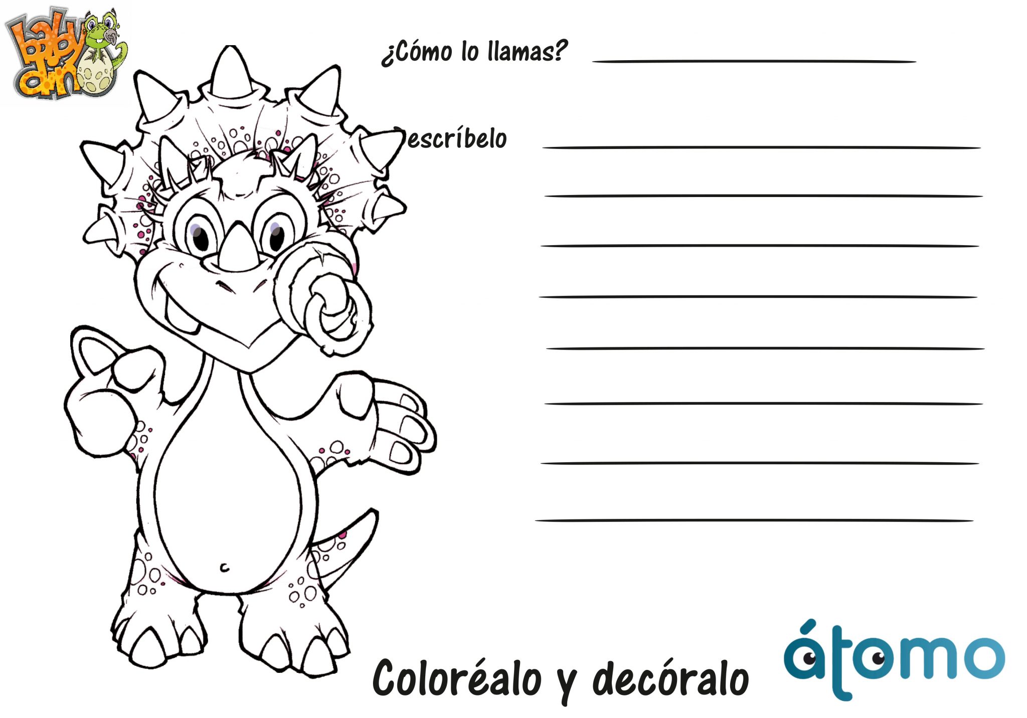 Juego De Mesa Babydino - Juego De Dados Y Dinosaurios Para Niños | Átomo Games