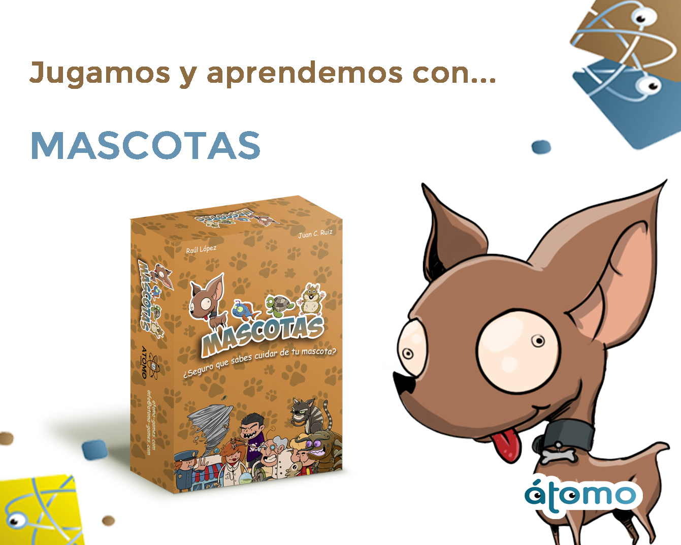 Juega y aprende con Mascotas - Atomo games