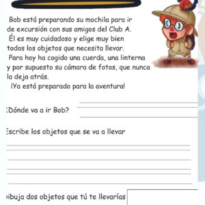 CUADERNO»LAS AVENTURAS DEL CLUB A»